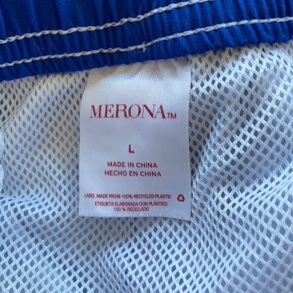 NWOT Men’s Merona Swim Trunks - Picture 3 of 4